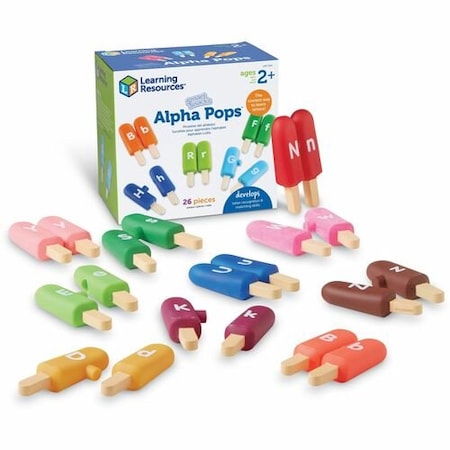 Learning Resources POPS, SNACK, ALPHA, 13PC, 13PK LRNLER7345